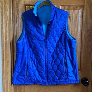 L. L. Bean Reversible Puffer Vest Blue